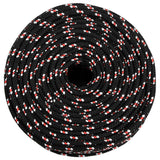 Corde à démarrage Vidaxl 8 mm 25 m de polypropylène noir