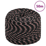 Vidaxl Boot Rope 8 mm 50 m Polypropylen Black