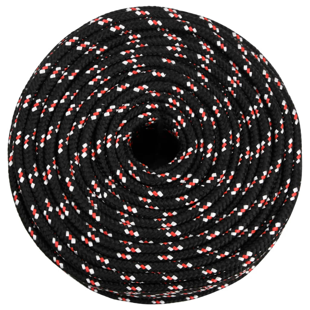 Vidaxl Boot Rope 8 mm 50 m Polypropylen Black