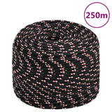 Vidaxl Boot rope 8 mm 250 m polypropylene black