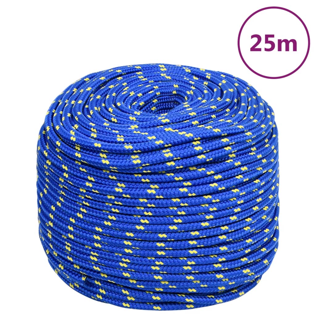 Vidaxl Boot Rope 8 mm 25 m Polropypylen Blue