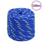Vidaxl čoln vrv 16 mm 100 m polipropen modra