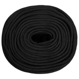 Vidaxl Boot Rope 6 mm 100 m Polroprope schwaarz