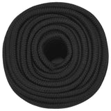 Vidaxl boat rope 12 mm 250 m polypropene black