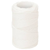 Vidaxl Boot Rope 2 mm 100 m Polropypylen voll wäiss