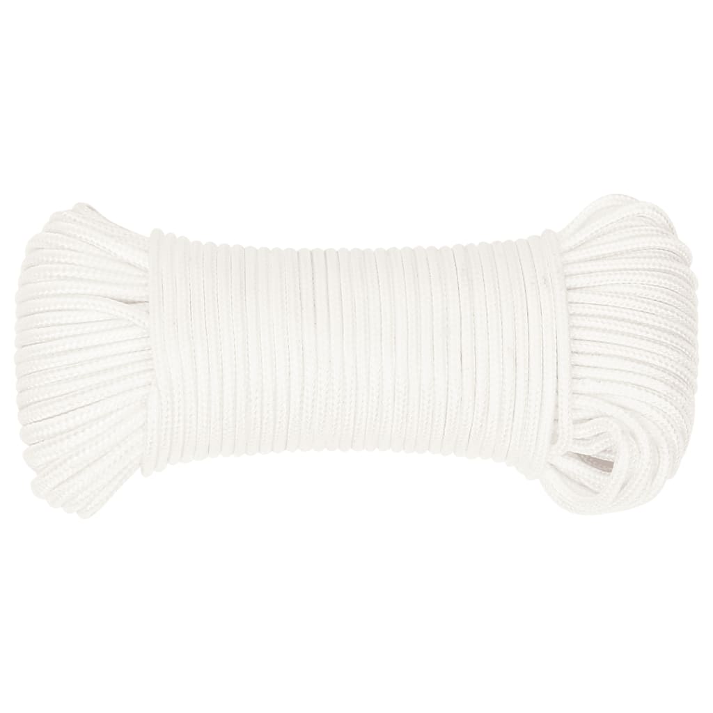 Vidaxl Boot Rope 5 mm 100 m Polypropylen voll wäiss