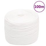Vidaxl Boot Rope 8 mm 100 m Polypropylene voll wäiss