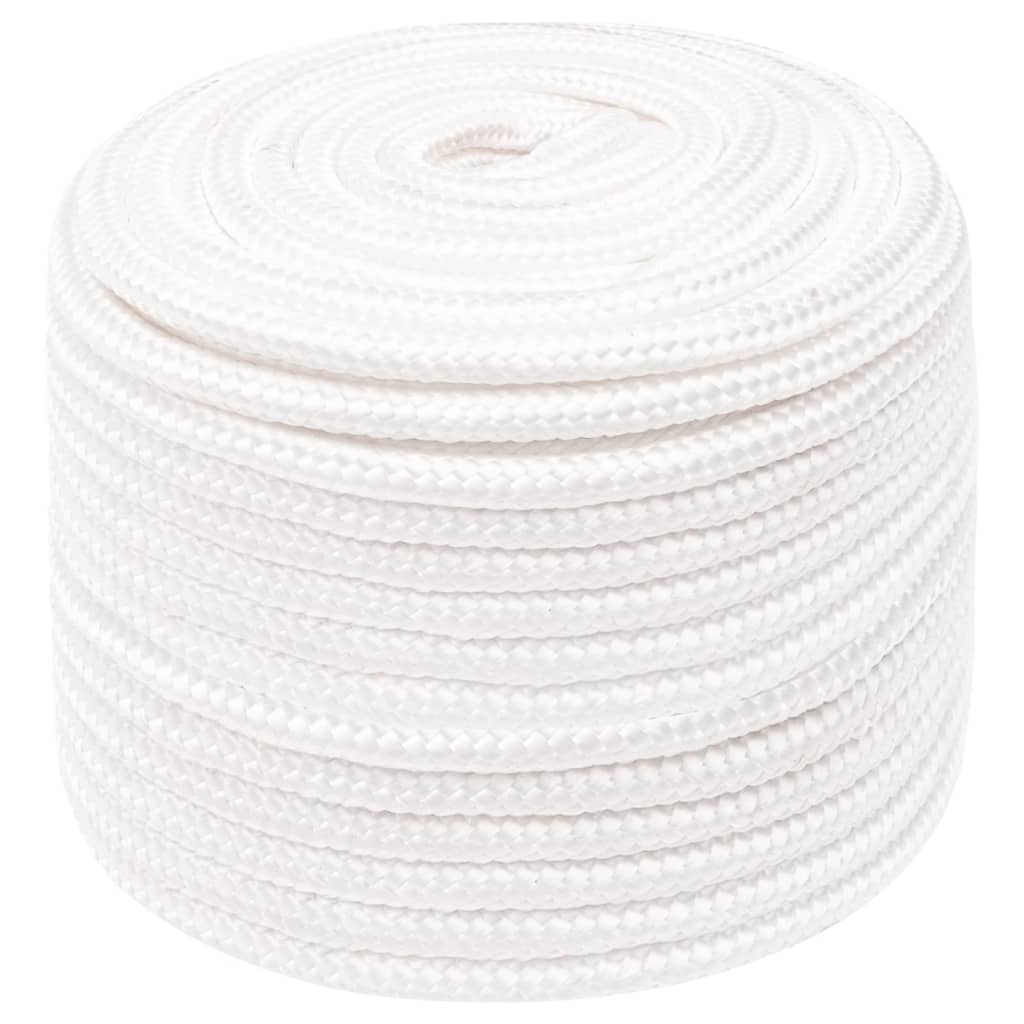 Vidaxl Boot Rope 14 mm 25 m Polypypylen voll wäiss