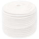 Vidaxl Boot Rope 14 mm 25 m Polypypylen voll wäiss
