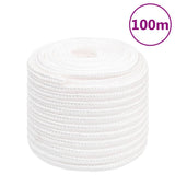 Vidaxl boat rope 16 mm 100 m polypropylene full white