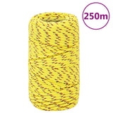 Vidaxl boat rope 2 mm 250 m polypropylene yellow