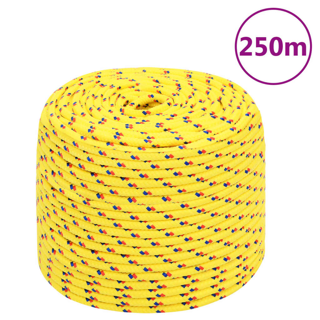 Vidaxl Boot Rope 6 mm 250 m Polypropylen Giel