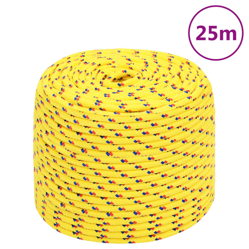 Vidaxl Boot Rope 8 mm 25 m Polropypylen Giel