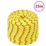 Vidaxl boat rope 14 mm 25 m polypropylene yellow