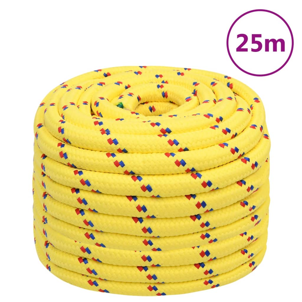 Vidaxl Boot Rope 20 m 25 m Polropypylen Giel