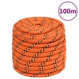 Vidaxl boat rope 18 mm 100 m polypropylene orange
