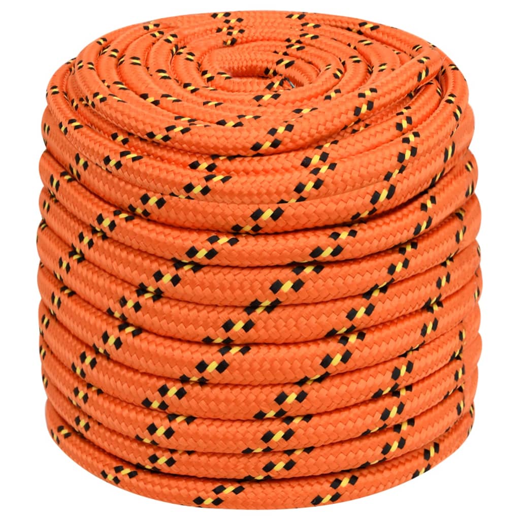 Vidaxl boat rope 18 mm 100 m polypropylene orange