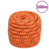 Lina rozruchowa vidaxl 20 mm 100 m polipropylenu pomarańczowa