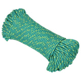 Corde de bateau Vidaxl 4 mm 100 m vert polypropylène