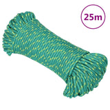 Vidaxl Boat Rope 5 mm 25 m polypropylengrøn