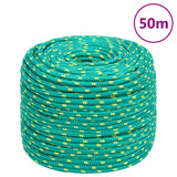Corde à bateau Vidaxl 8 mm 50 m vert polypropylène