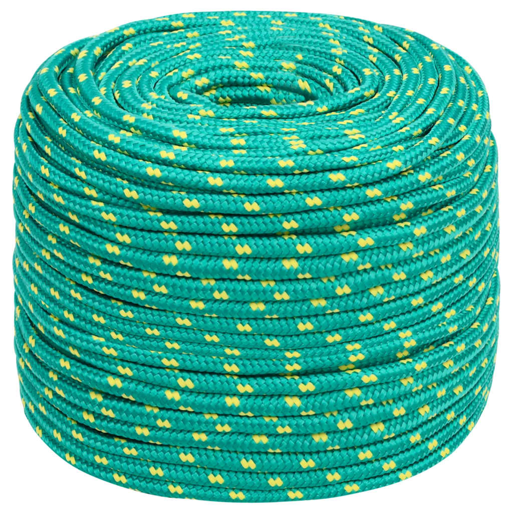 Corde à bateau Vidaxl 8 mm 50 m vert polypropylène