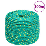 Vidaxl Boot Rope 10 mm 100 m Polropypylen Green