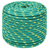 Corde à bateau Vidaxl 12 mm 100 m de polypropylène vert