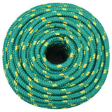 Vidaxl boat rope 14 mm 25 m polypropylene green