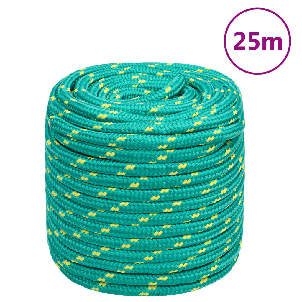 Vidaxl Boot Rope 18 mm 25 m Polropypylen Green