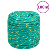 Vidaxl boat rope 18 mm 100 m polypropylene green