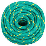 Vidaxl čolna vrvi 20 mm 50 m polipropilen zelena