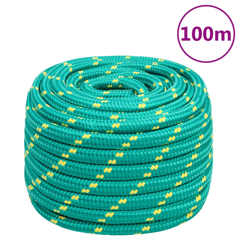 Vidaxl Boat Rope 20 mm 100 m de polipropileno verde