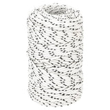 Vidaxl Boot Rope bremated 2 mm x 250 m Polyester wäiss