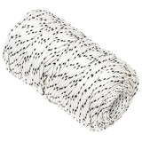 Vidaxl Boot Rope bremated 2 mm x 250 m Polyester wäiss