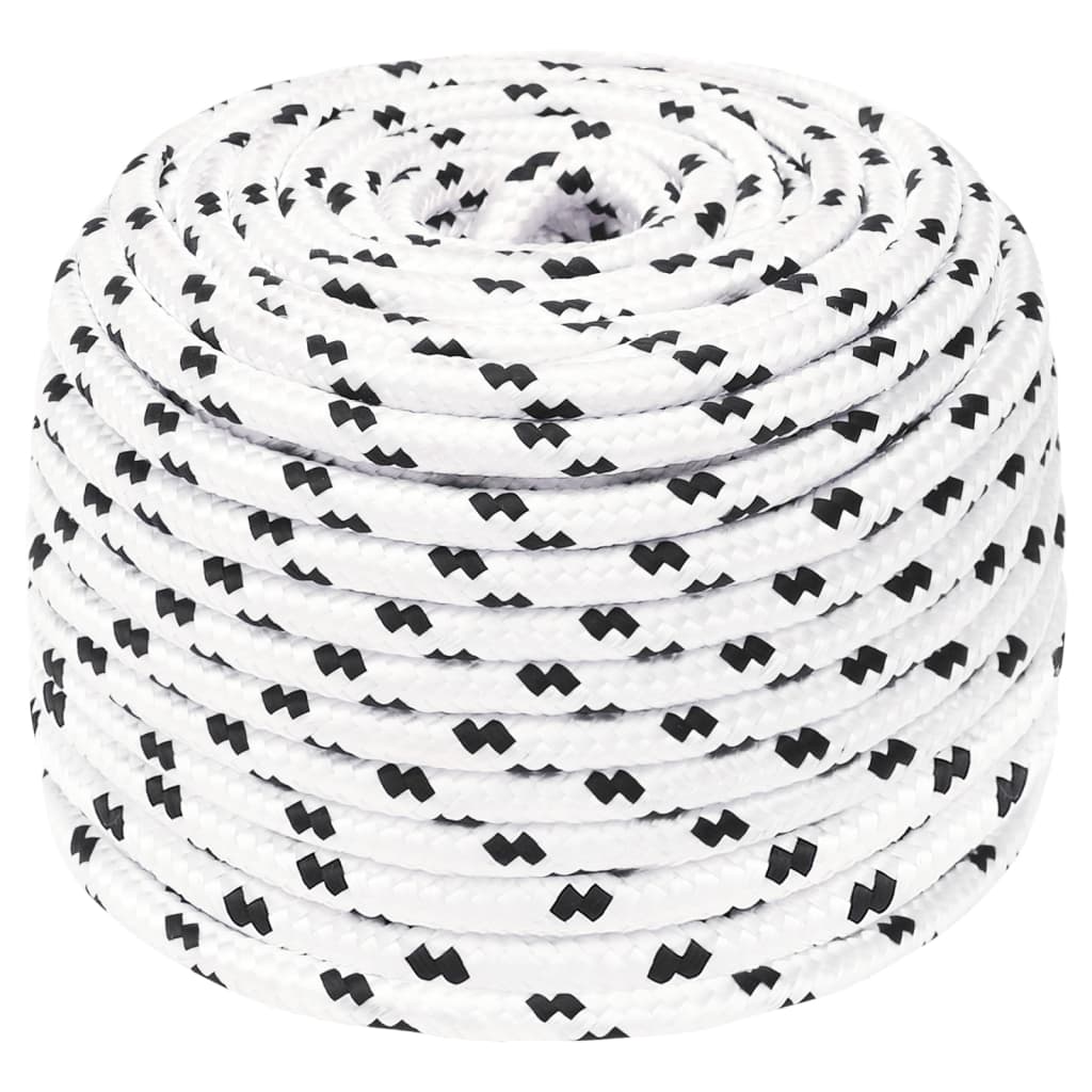 Vidaxl Boot Rope bremsen 8 mmx25 m Polyester wäiss