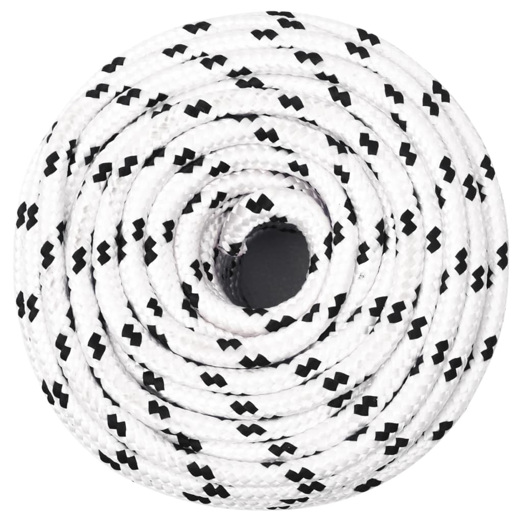 Vidaxl Boot Rope bremsen 8 mmx25 m Polyester wäiss