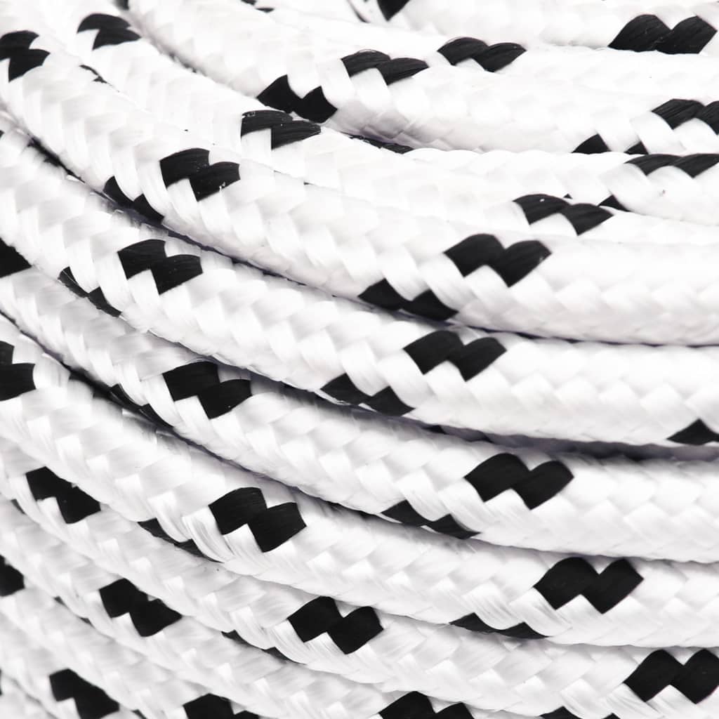 Vidaxl Boot Rope bremsen 8 mmx25 m Polyester wäiss