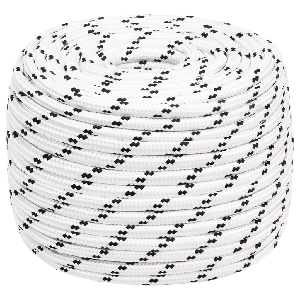 Vidaxl Boot Rope bremsen 12 mmx25 m Polyester wäiss
