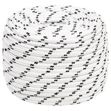 Vidaxl Boot Rope bremsen 12 mmx25 m Polyester wäiss