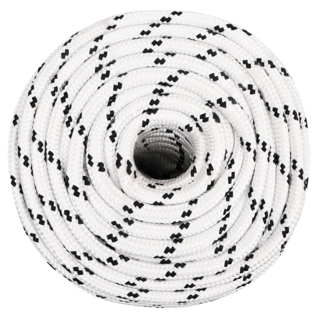 Vidaxl Boot Rope bremsen 12 mmx25 m Polyester wäiss