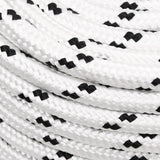 Vidaxl Boot Rope breded 14 mmx25 m Polyester wäiss