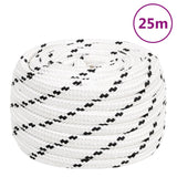 Vidaxl Werkouw 20 mm 25 m polyester hvid
