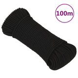 Vidaxl Werkouw 3 mm 100 m polyester black
