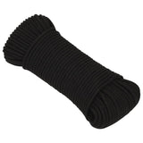 Vidaxl Werkouw 3 mm 100 m polyester black