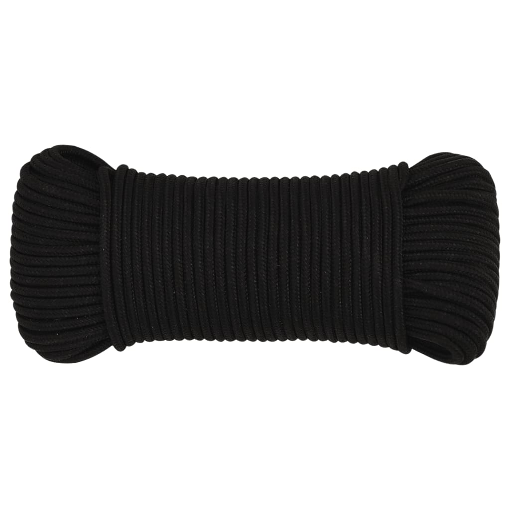 Vidaxl Werkouw 3 mm 100 m polyester black