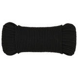 Vidaxl Werkouw 5 mm 100 m polyester černá