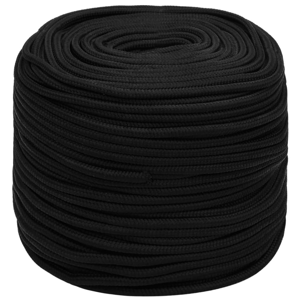 Vidaxl Werkouw 8 mm 100 m polyester black