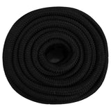 Vidaxl werkouw 25 mm 50 m poliester črna