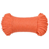 Vidaxl werkou 8 mm 100 m Polroprope orange